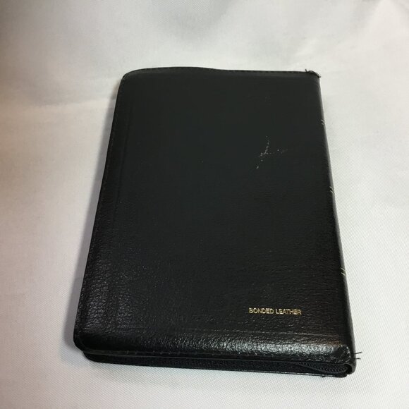 Holy Bible Santa Biblia Reina-Valera 1960/1990 Holman Leather Zipper Cover EUC - Picture 2 of 11